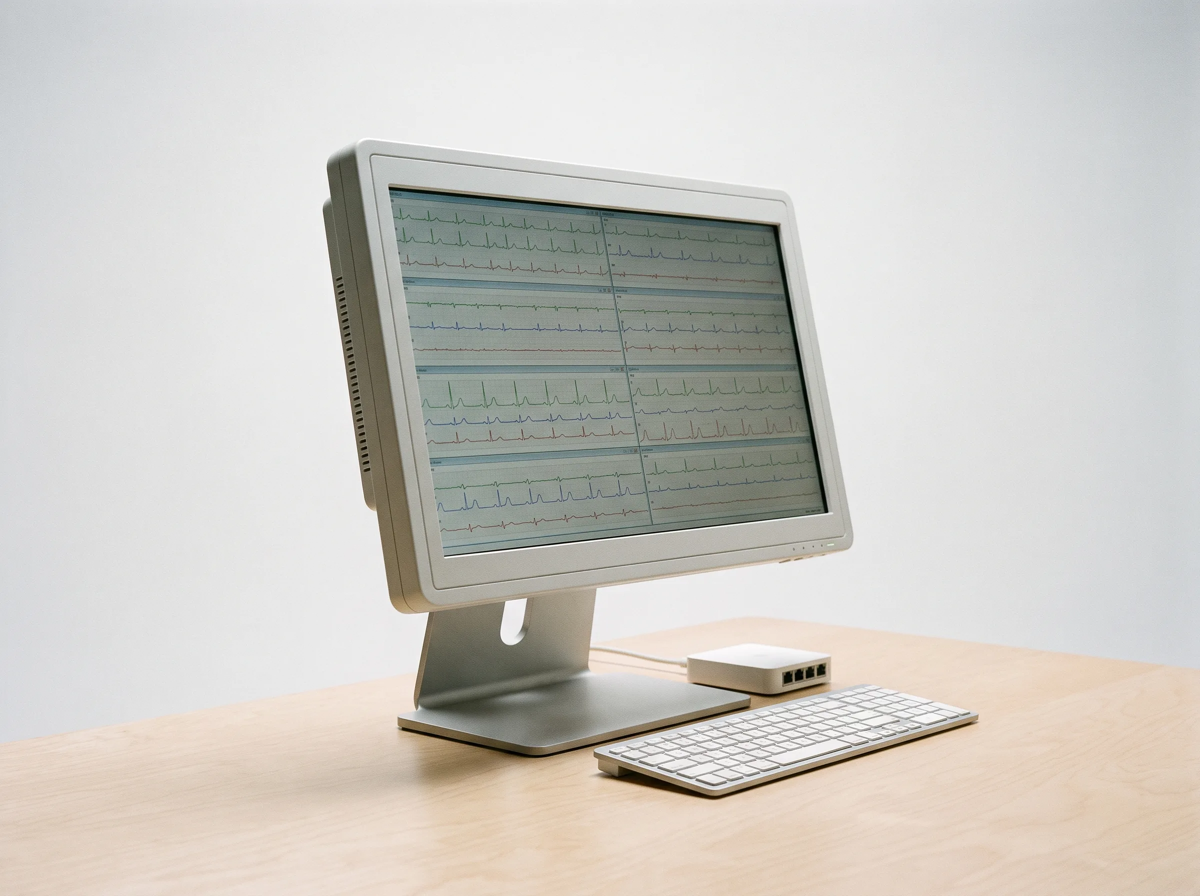 KM-780C central station display on a desk stand
